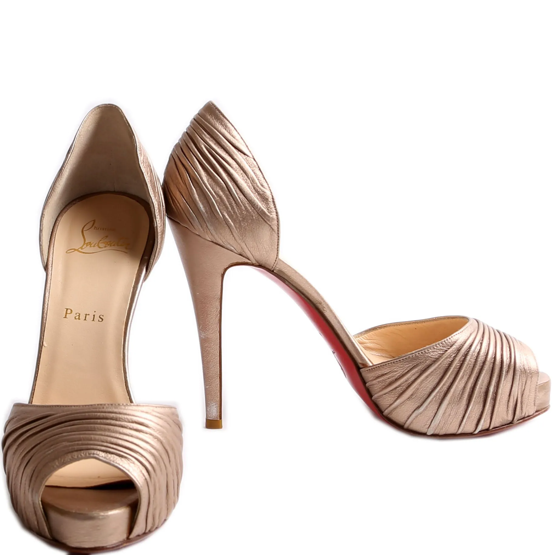 Armadillo Open Toe Pumps Size 38