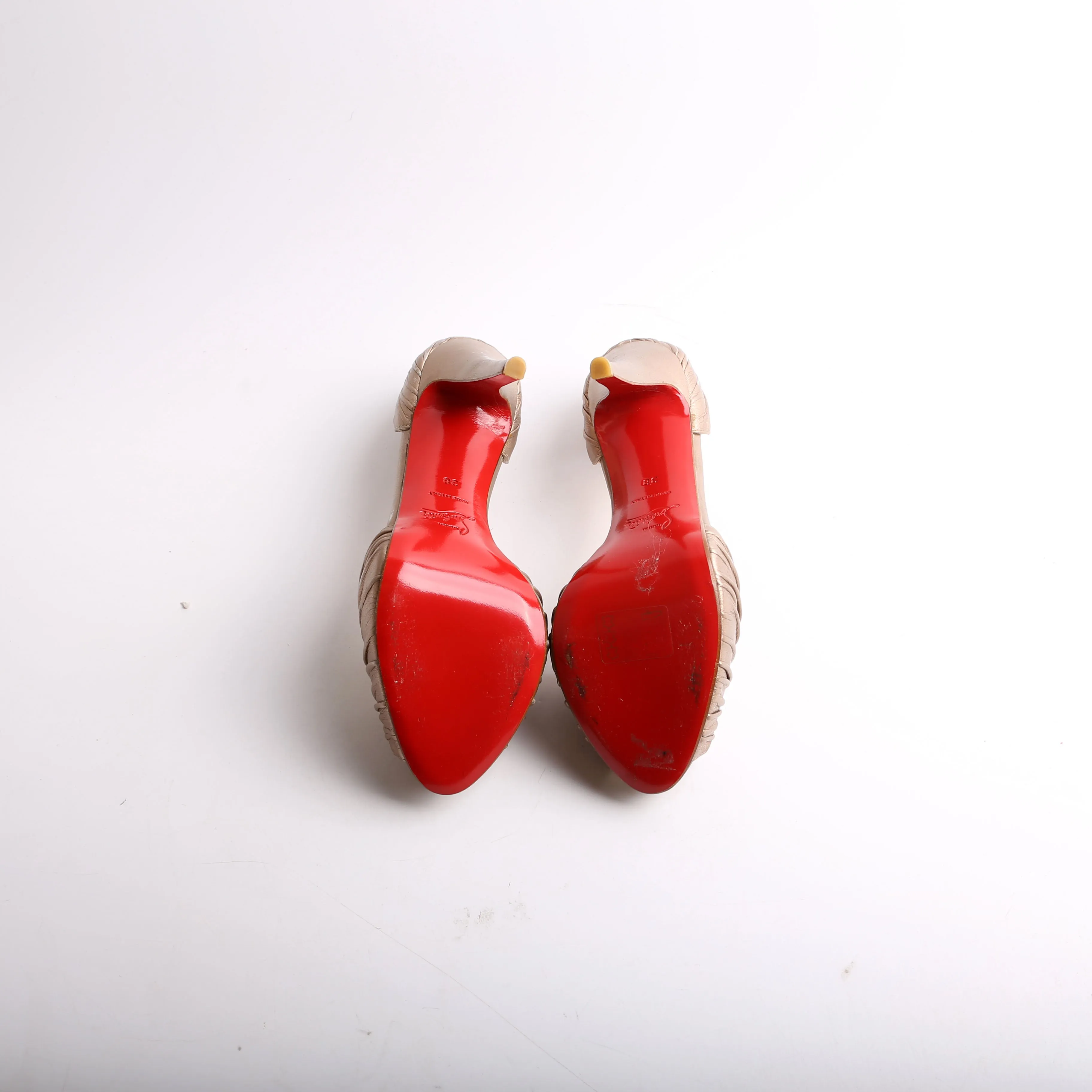 Armadillo Open Toe Pumps Size 38