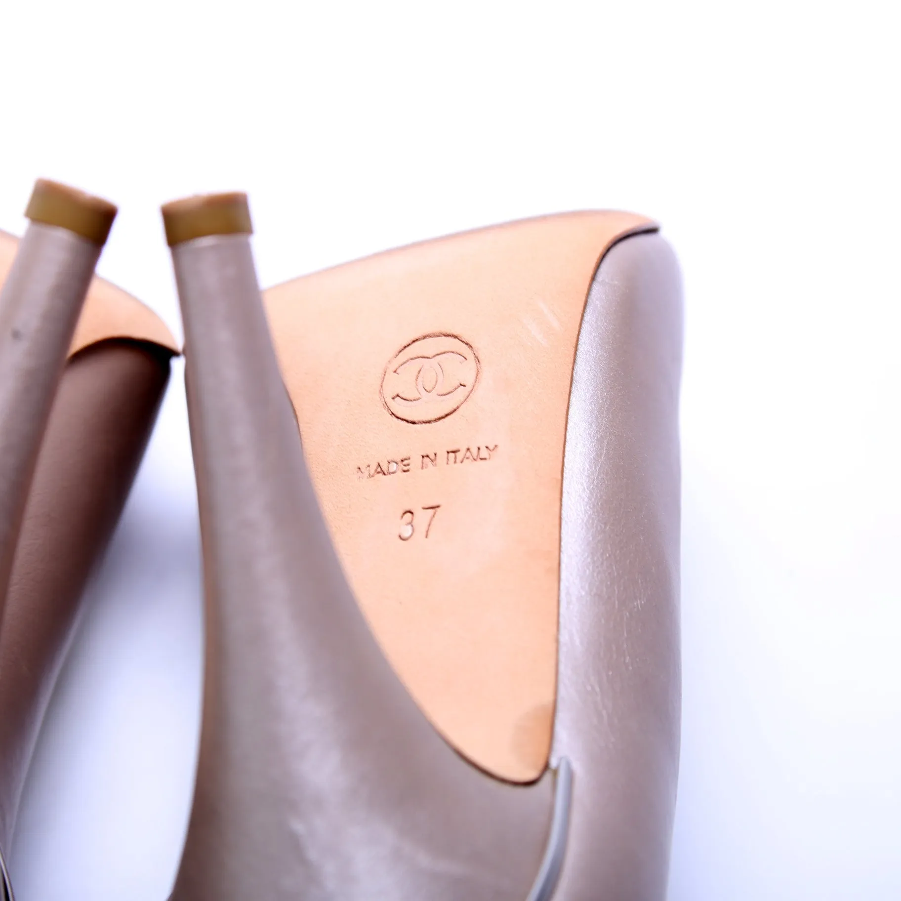 CC Open Toe Pumps Size 37