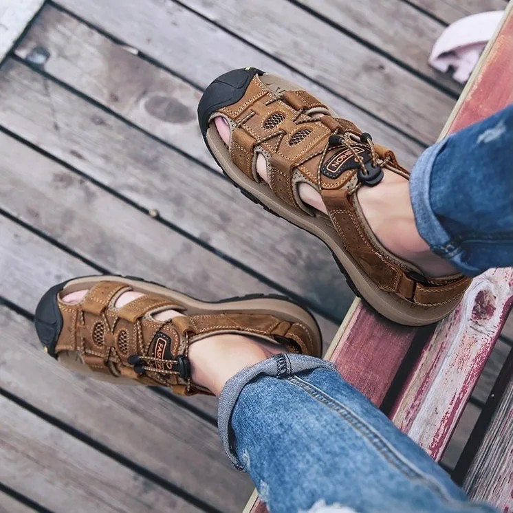 Cuzcare Orthopedic Sandals For Men Hollow Casual