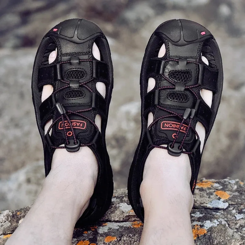 Cuzcare Orthopedic Sandals For Men Hollow Casual