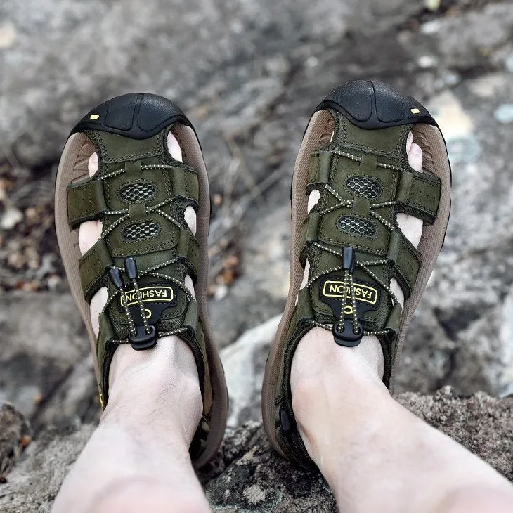 Cuzcare Orthopedic Sandals For Men Hollow Casual