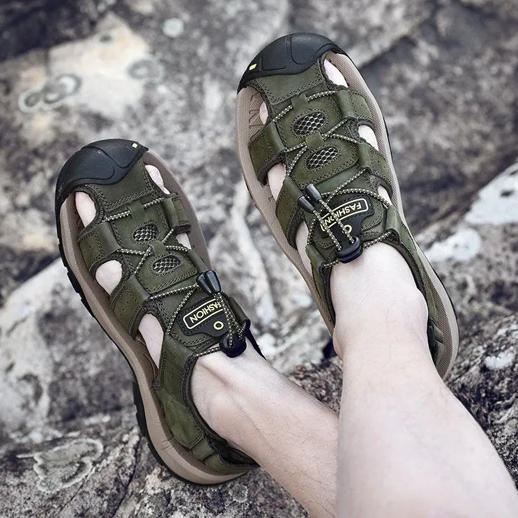 Cuzcare Orthopedic Sandals For Men Hollow Casual