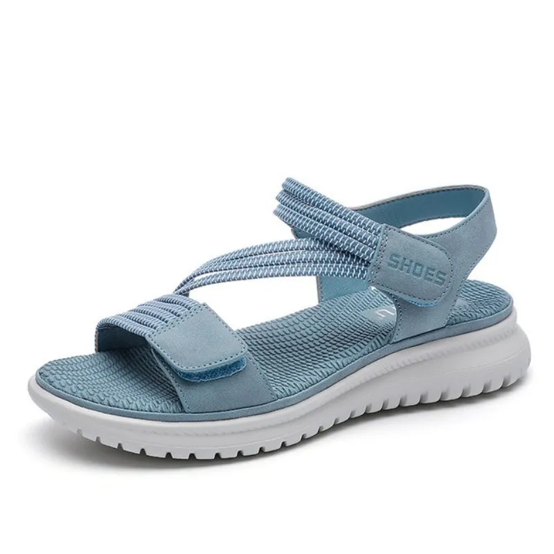 Cuzcare Trendy Orthopedic Sandals Women Supportive Flat Hook&loop Platform Sandals