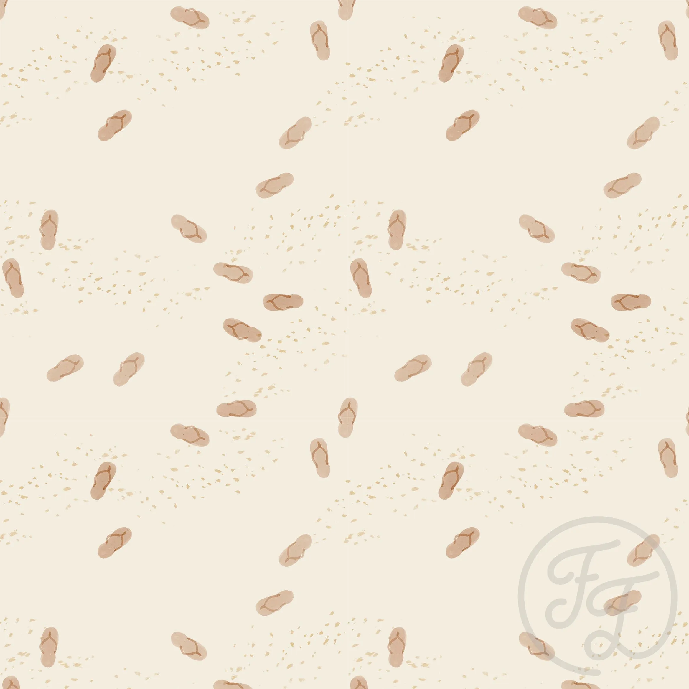 Flip Flops Beige