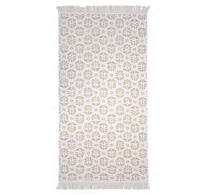 Flora 90x170cm Beach Towel Pebble