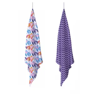 Goldfish Glint Sand Free Beach Towel