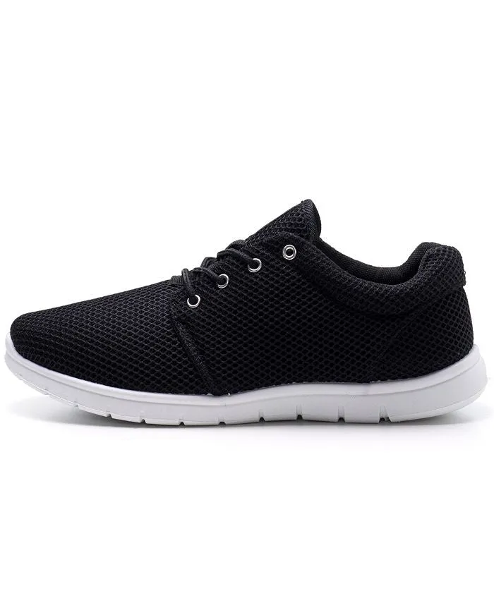 Kilian Mesh Sneakers Casual Shoes Men's and Women's Lightweight Trainer Alpine Swiss ,  black