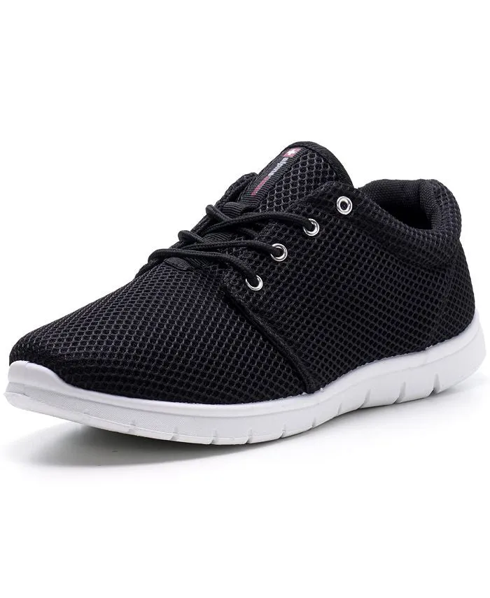 Kilian Mesh Sneakers Casual Shoes Men's and Women's Lightweight Trainer Alpine Swiss ,  black