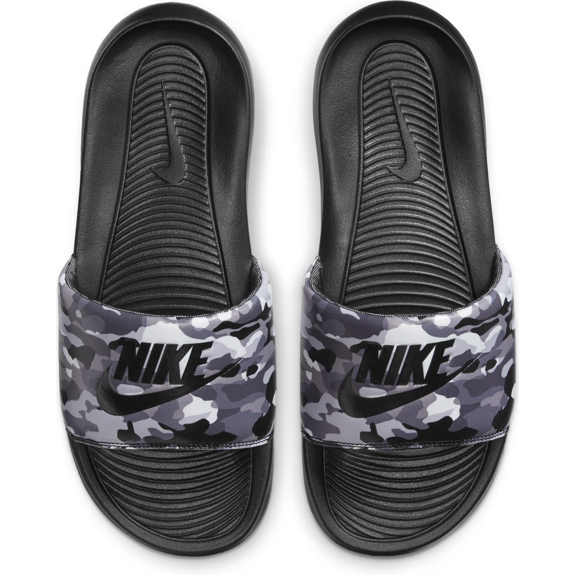 Nike Men's Victori One Slides - Black / Gray Camo