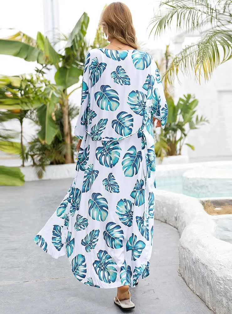 Quick-drying Printed Beach Sunscreen Coat