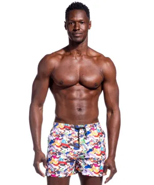 Retro Metro Swim Trunks by EightX