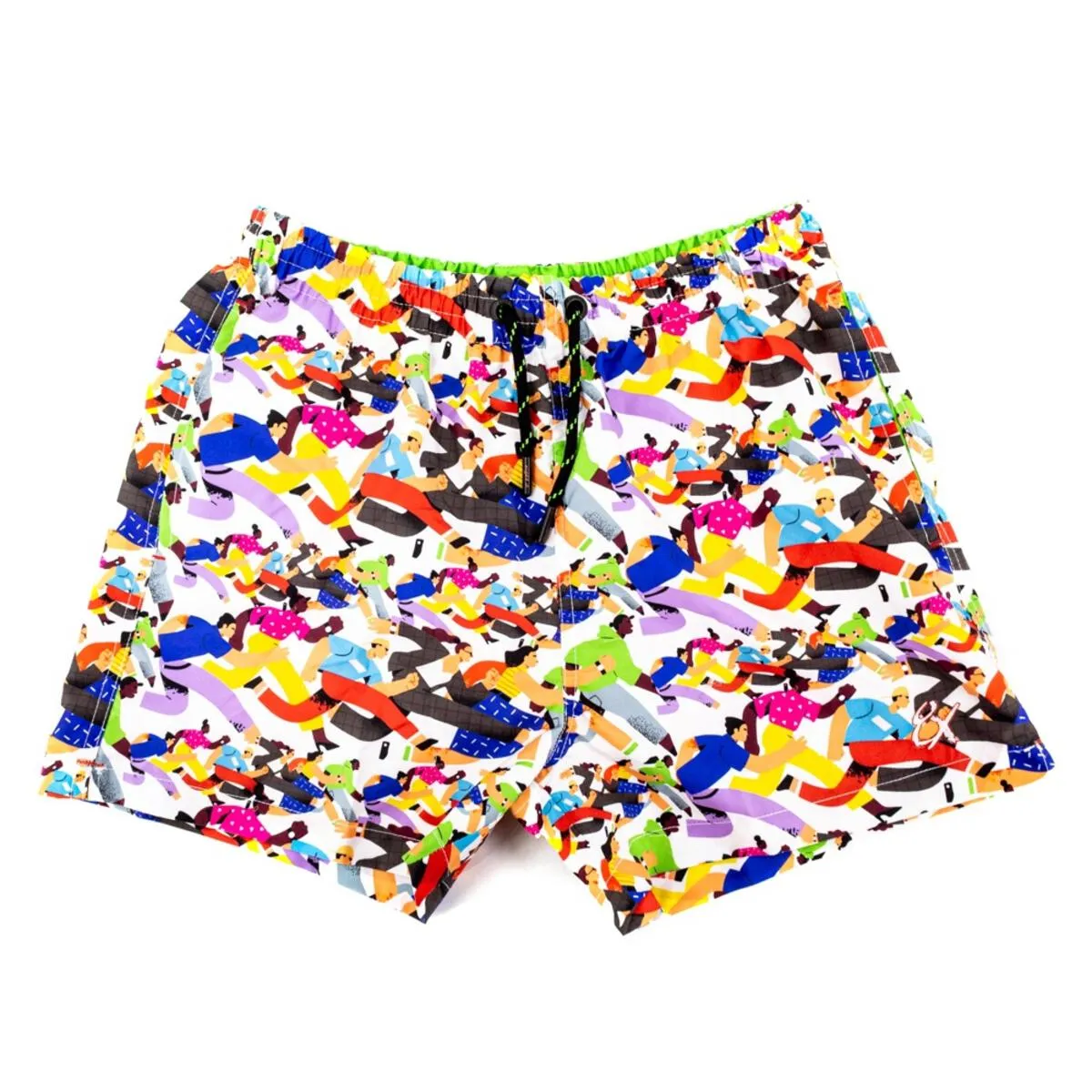 Retro Metro Swim Trunks by EightX