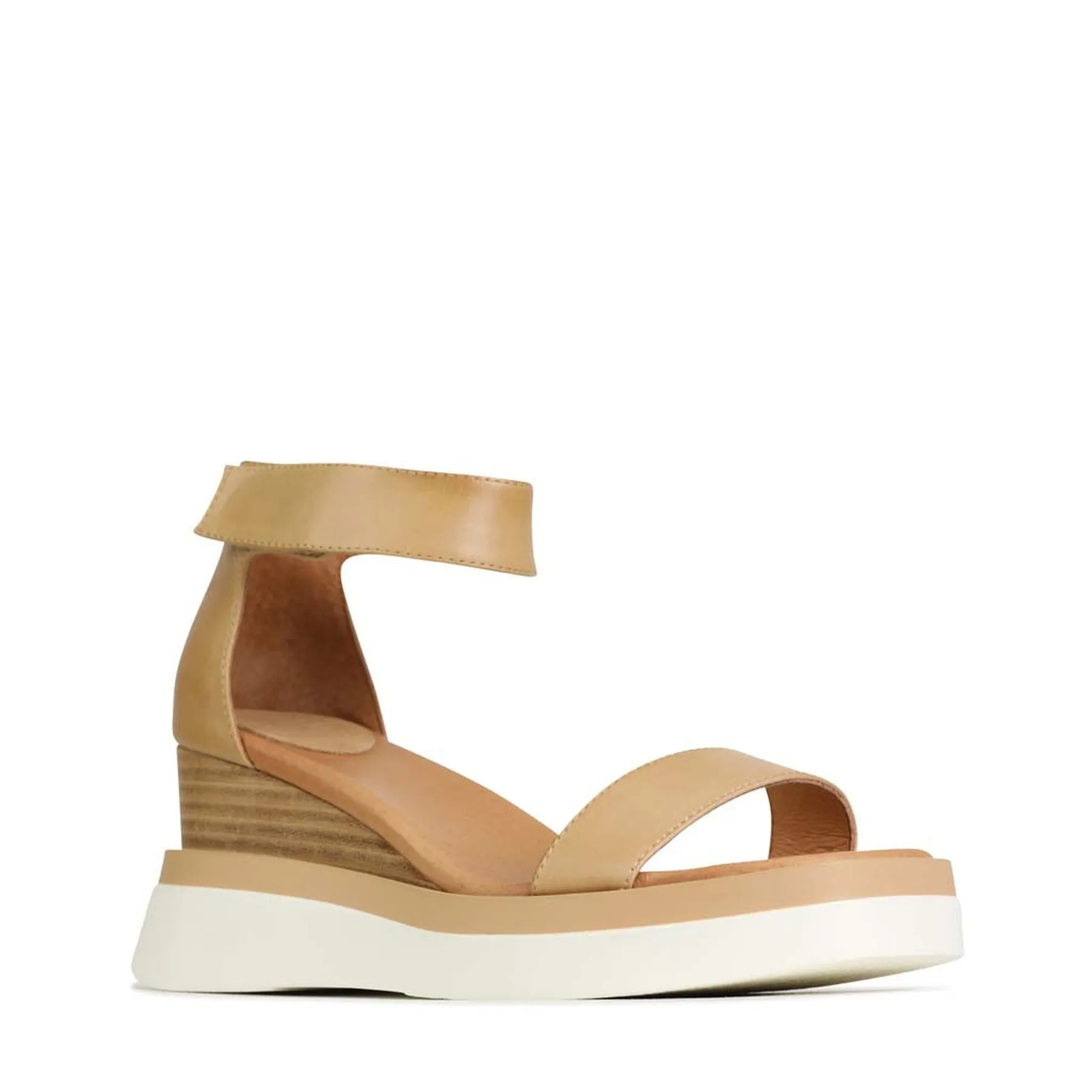 SASKINA WEDGE SANDALS LEATHER